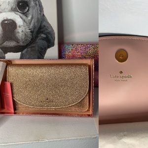 Kate spade rose gold joeley wristlet